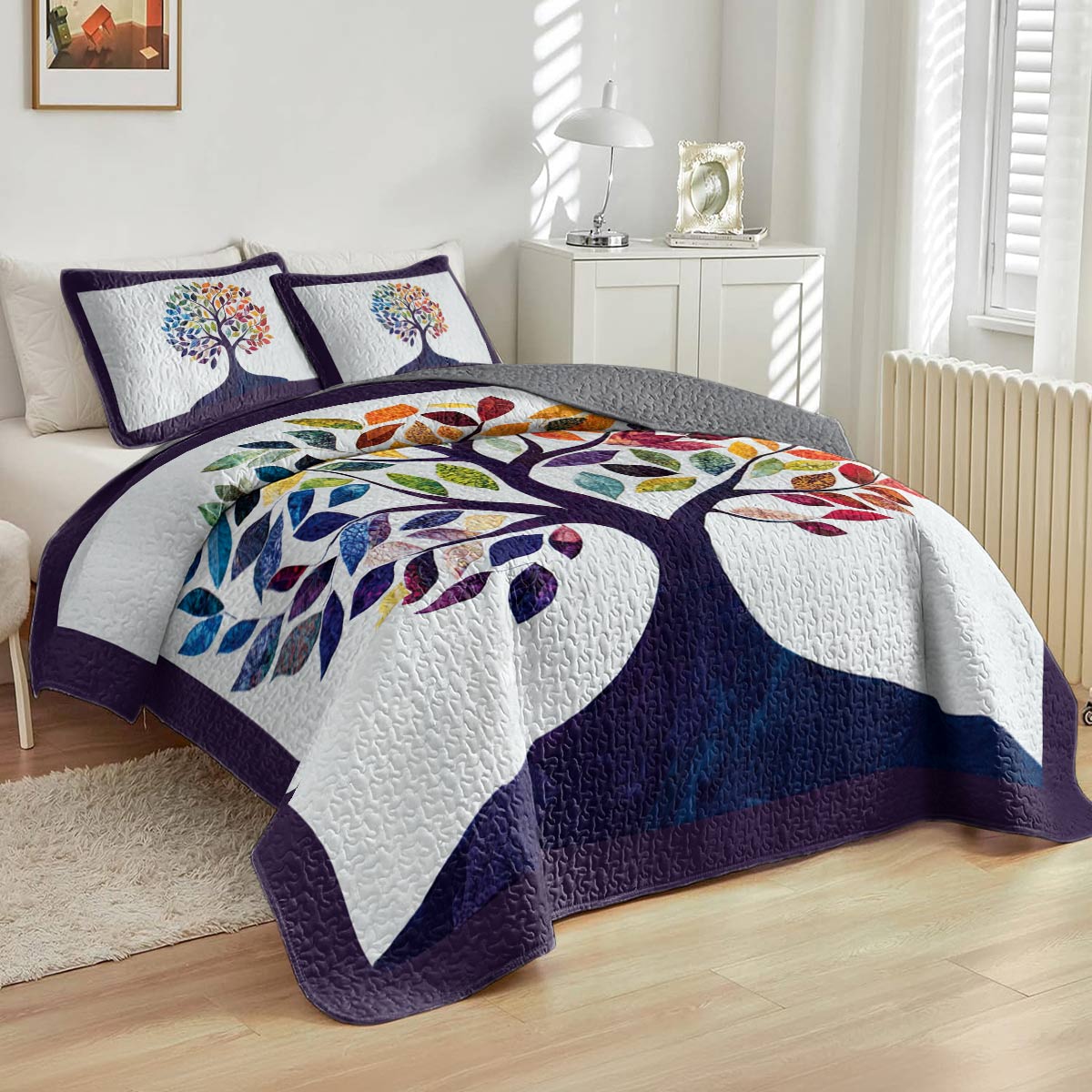Shineful All Season Quilt 3-Piece Set Enchanted Forest