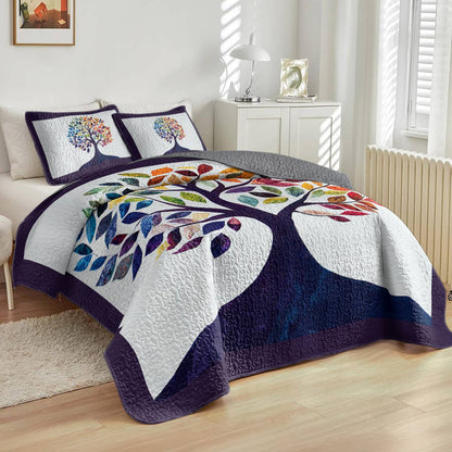 Shineful All Season Quilt 3-Piece Set Enchanted Forest