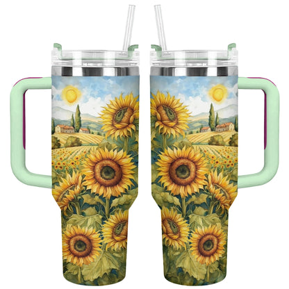 Shineful Tumbler Sunflower Countryside Charm