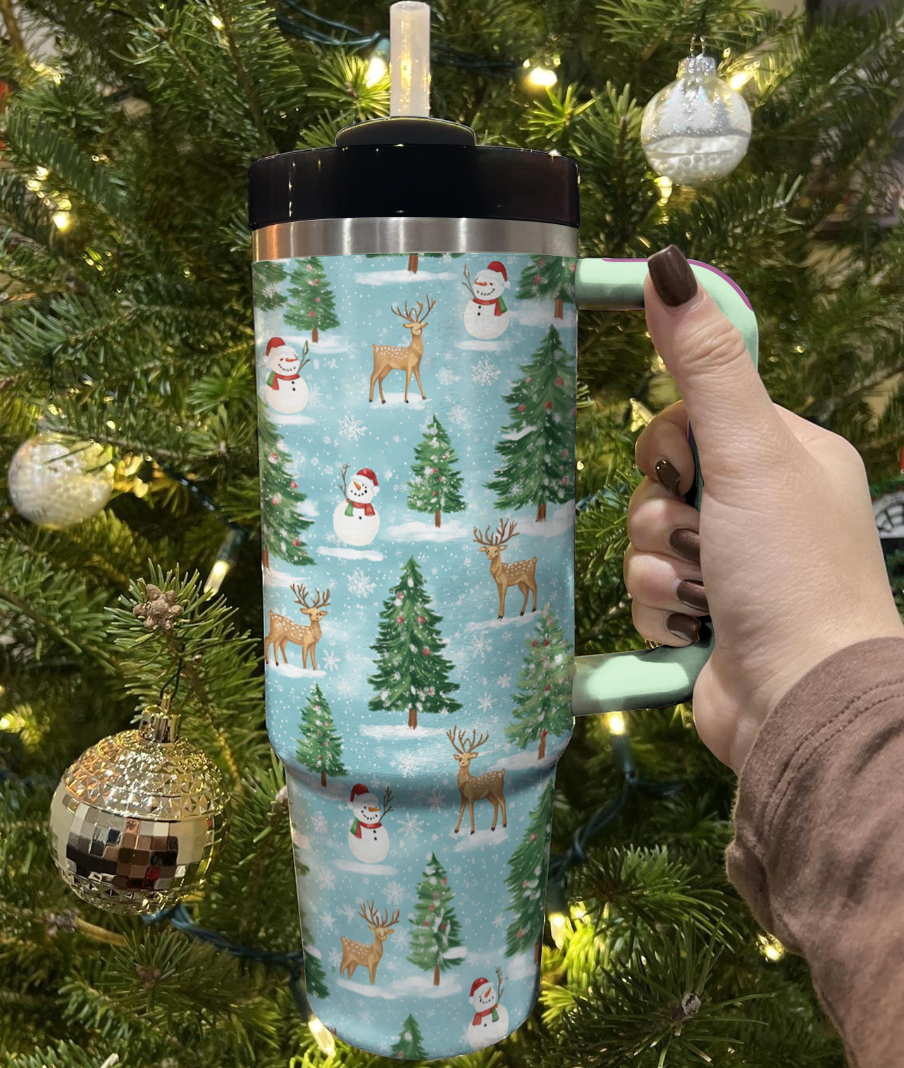 Shineful Tumbler Cheerful Christmas Wonderland