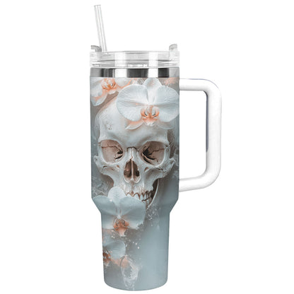 Shineful Tumbler - Ethereal Orchid Skull