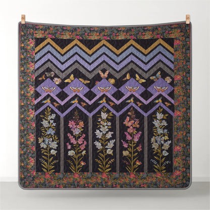 Shineful All Season Quilt 3-Piece Set Violet Meadow
