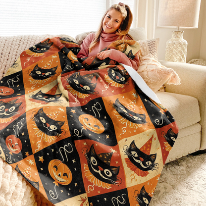 Shineful Fleece Blanket Cat Whisker and Wands
