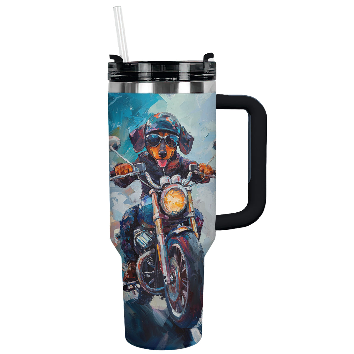 Shineful Tumbler Dashing Dachshund Rider