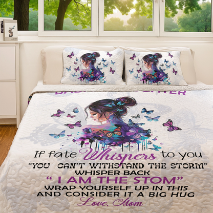 Shineful All Season Quilt 3-Piece Set Family Badass Daughter Empowerment