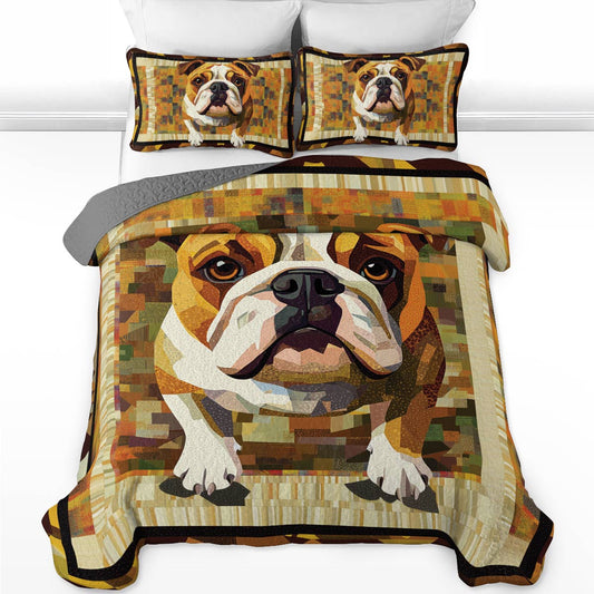 Shineful All Season Quilt 3-Piece Set Frenchie Charm