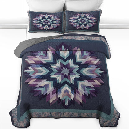 Shineful All Season Quilt 3-Piece Set Twilight Star