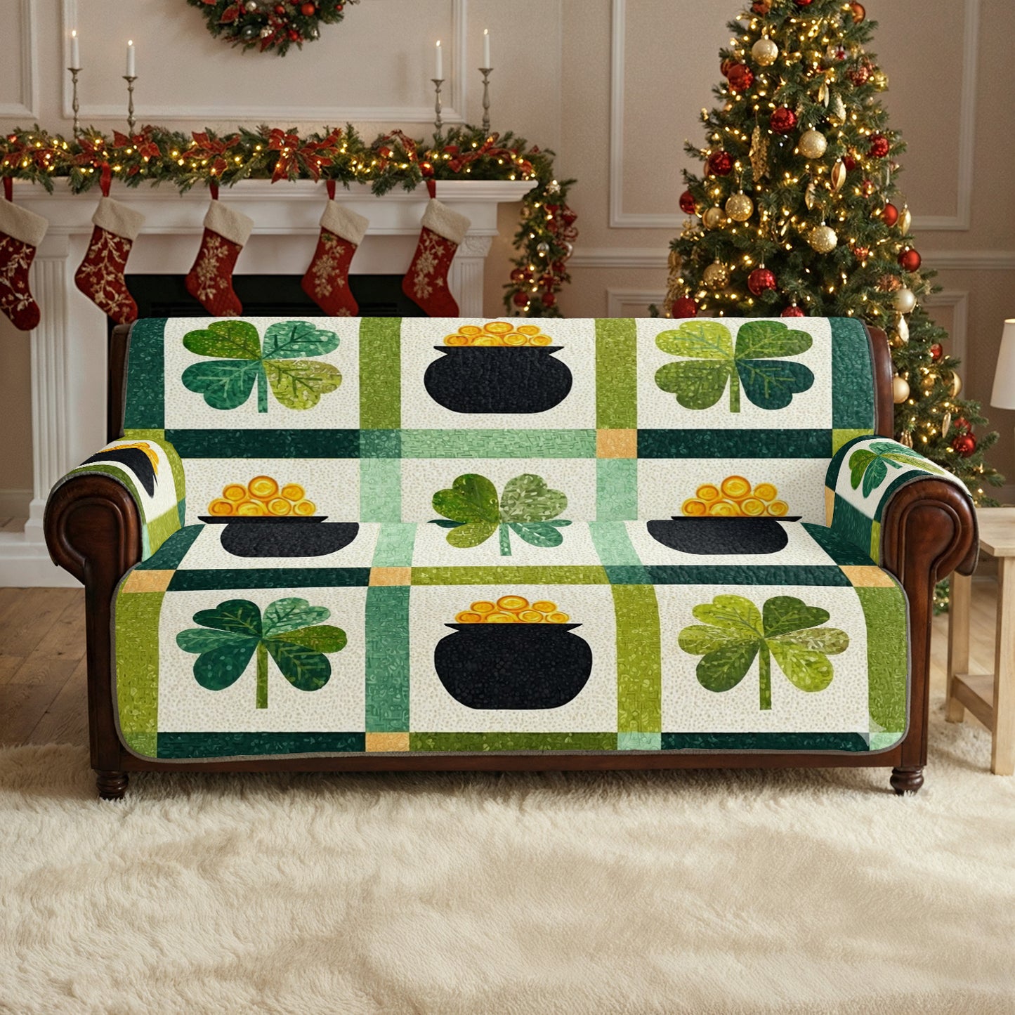 Shineful Sofa Cover Set Lucky Hearth