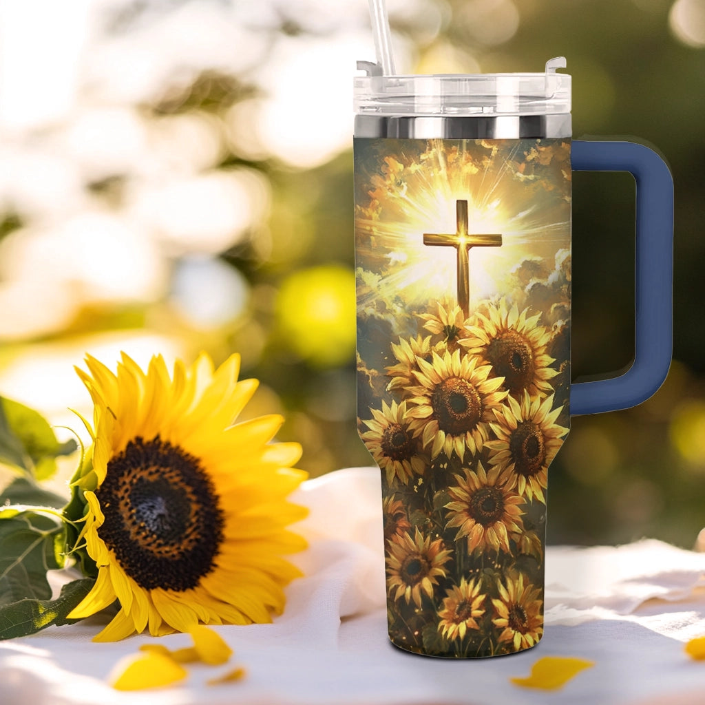 Shineful Tumbler Sunflower Faith Light