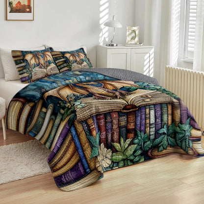 Shineful All Season Quilt 3-Piece Set Dragon Lore
