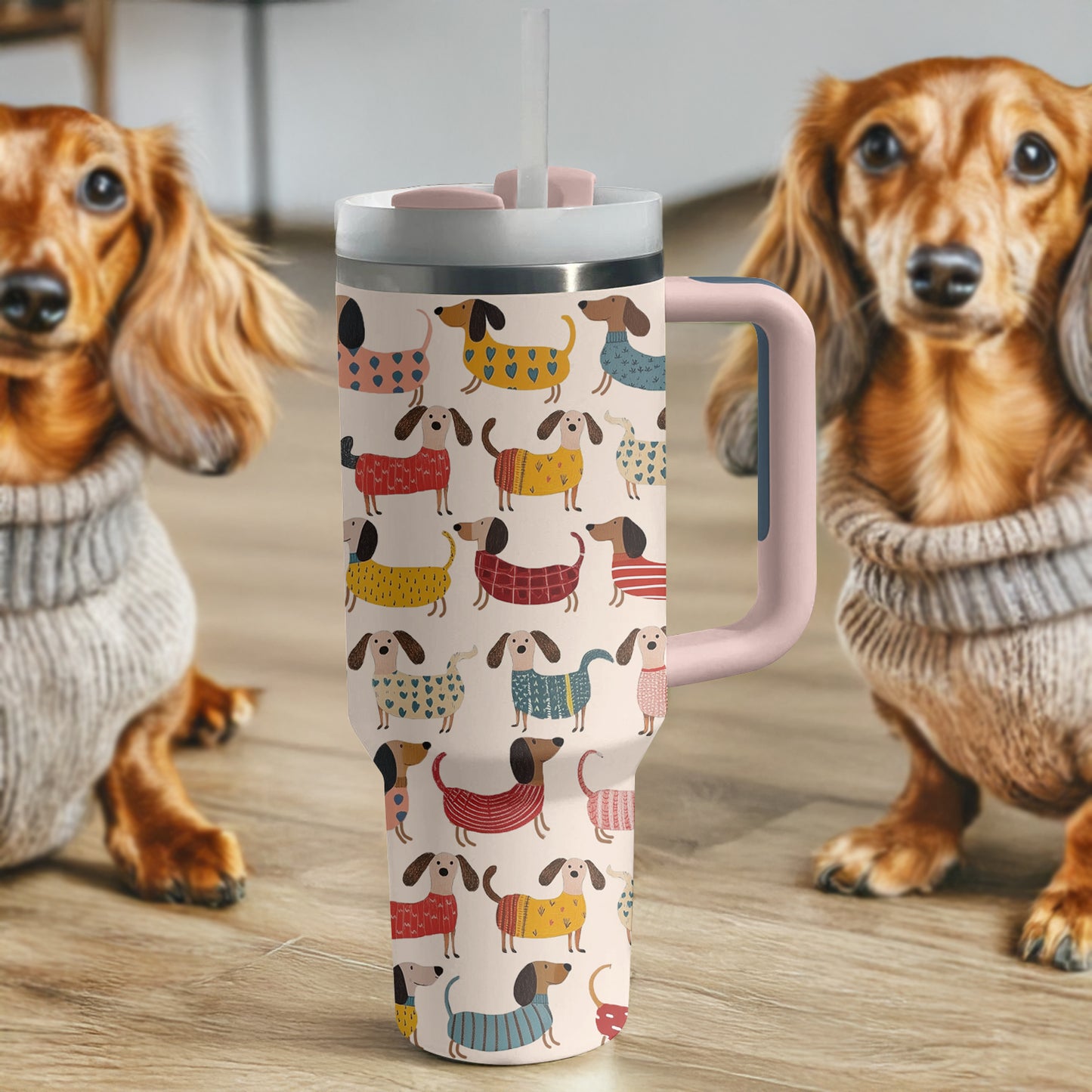 Shineful Tumbler Cheerful Sausage Dachshunds