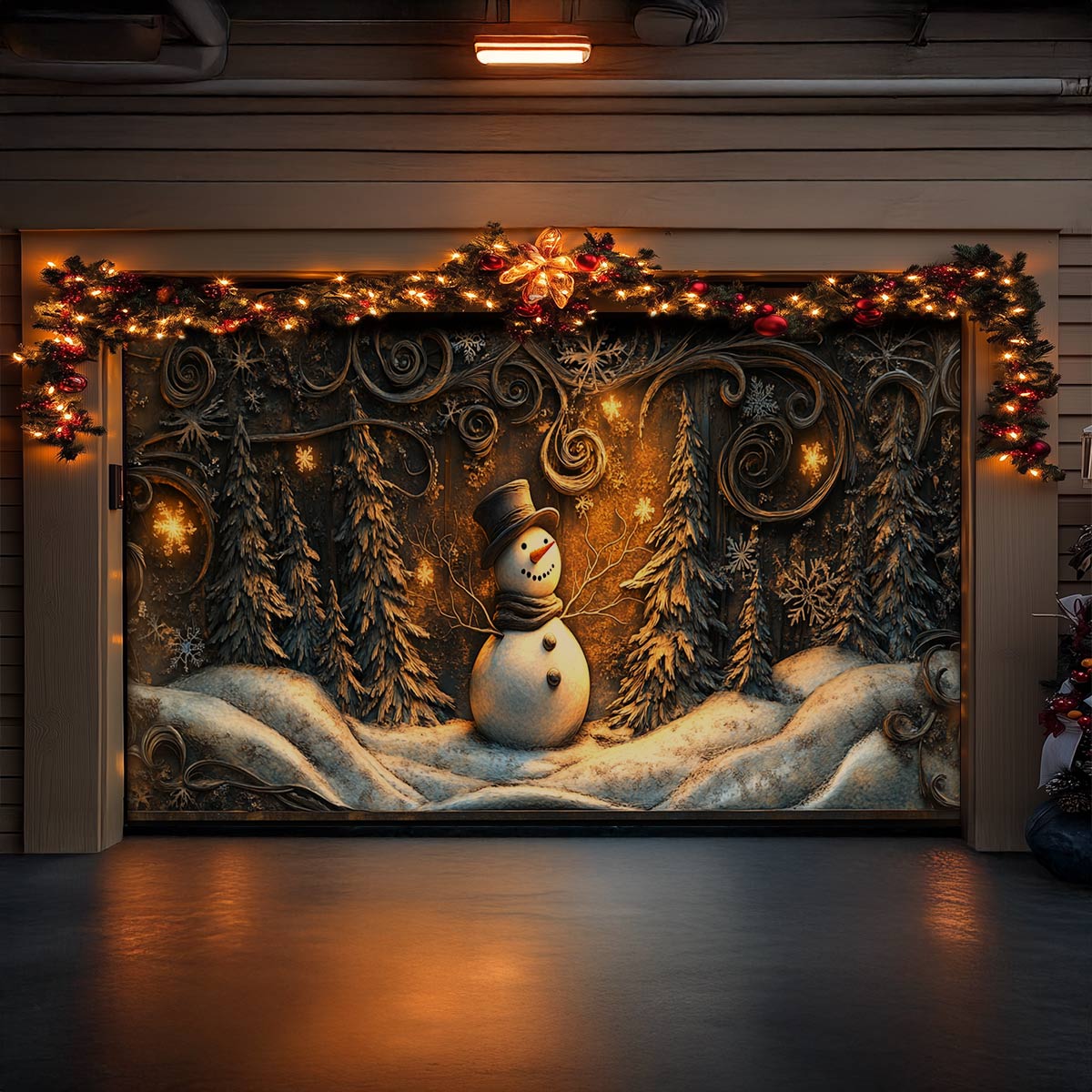 Shineful Garage Door Banner Decoration Holiday Cheer Starts