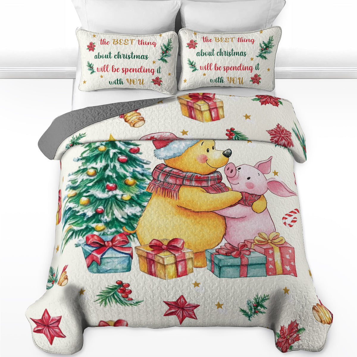 Shineful All Season Quilt 3-Piece Set The Christmas Best Thing