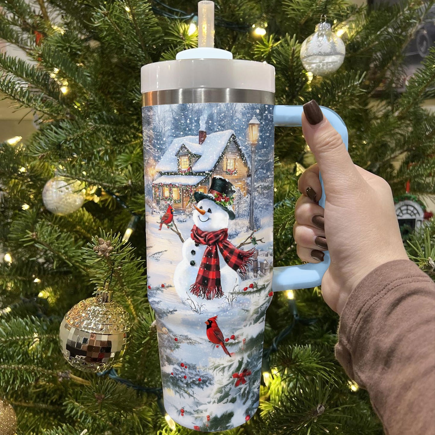 Shineful Tumbler Frosty Cabin Delight