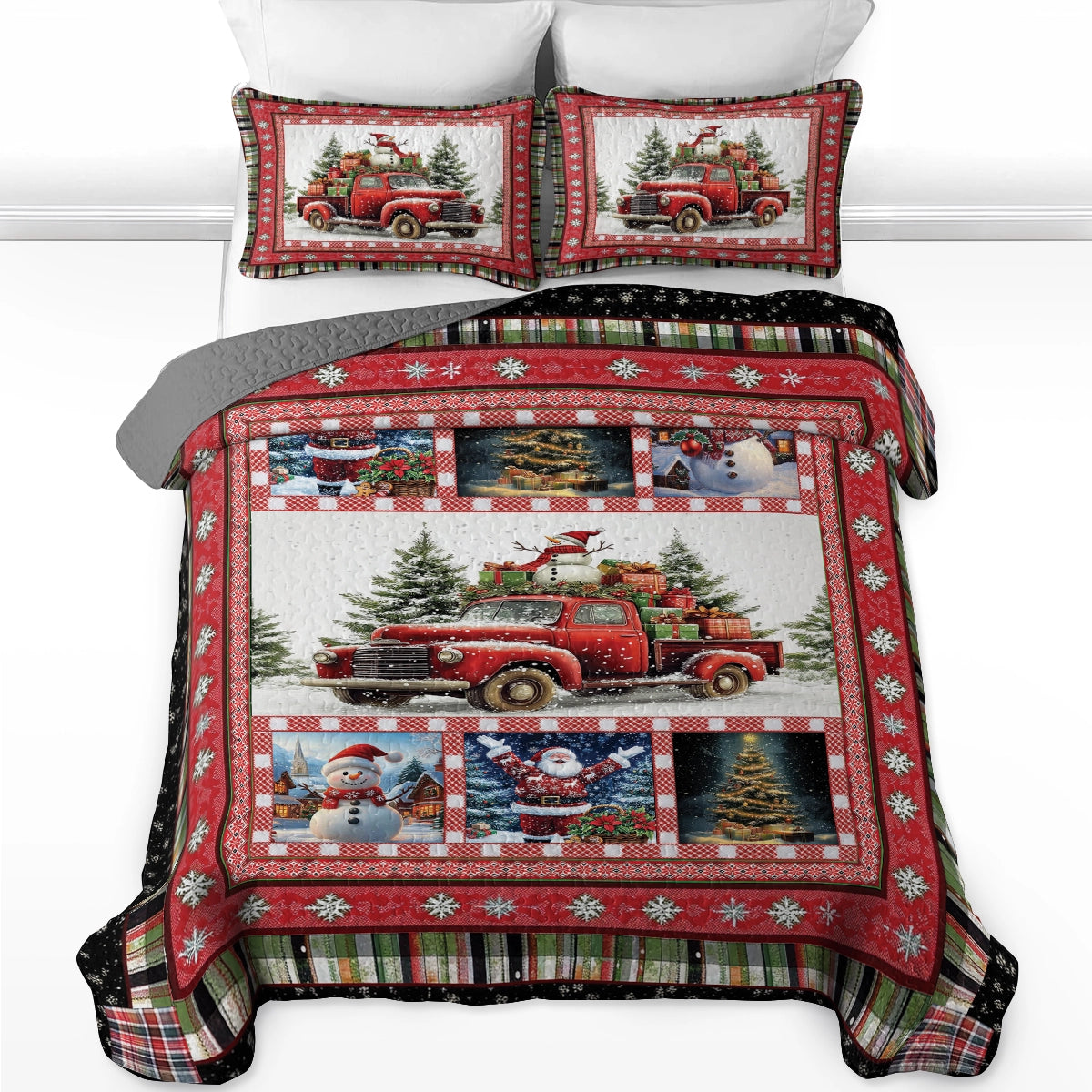 Shineful All Season Quilt 3-Piece Set - Christmas Holiday Haul