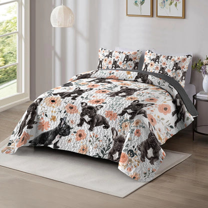 Shineful All Season Quilt 3-Piece Set Rosemary Frenchies