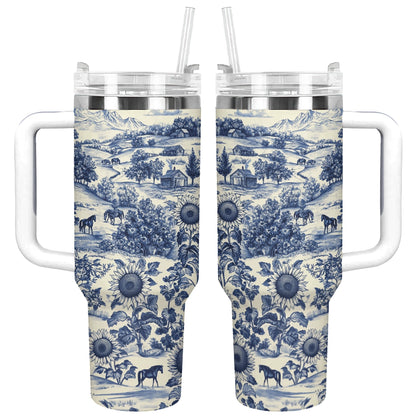 Shineful Tumbler Texas Countryside Bloom