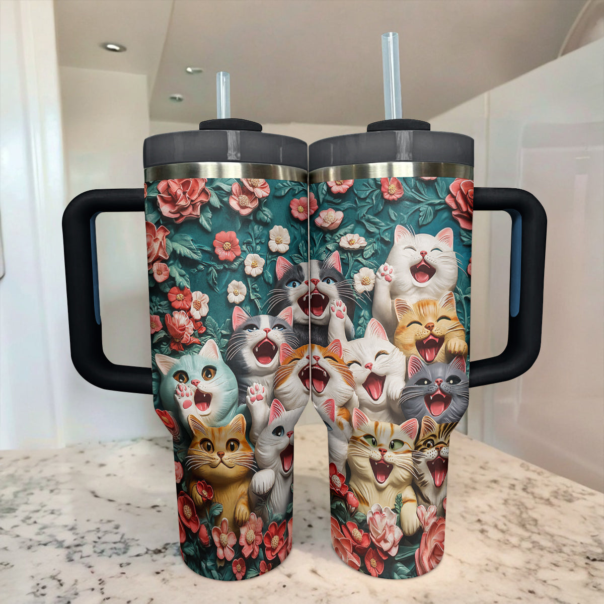 Shineful Tumbler Happy Paws