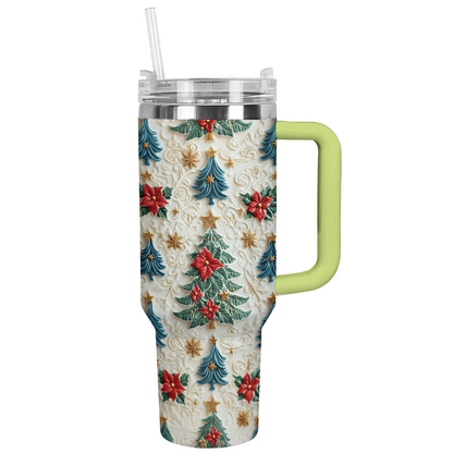 Shineful Glossy Tumbler Enchanted Evergreen Blooms