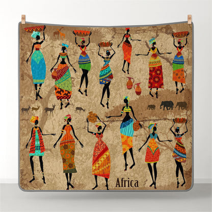 Shineful All Season Quilt 3-Piece Set African Rhythm