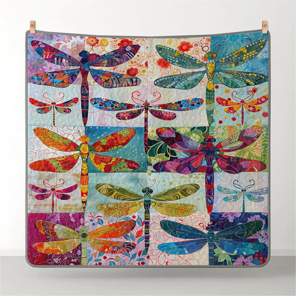 Shineful Quilt 3-Piece Set Dragonfly Harmony