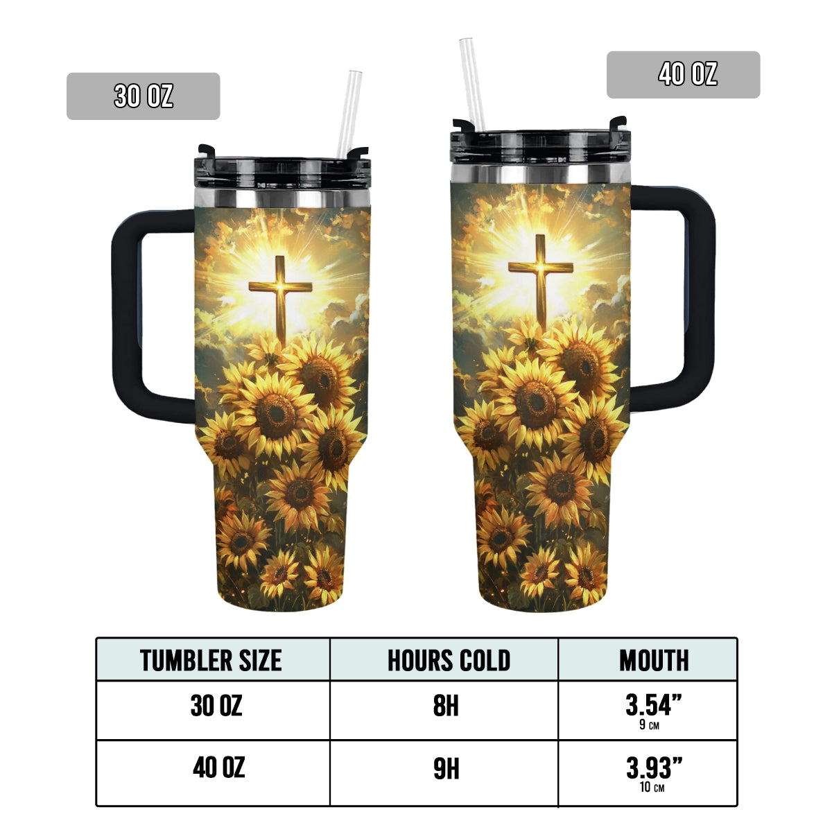 Shineful Tumbler Sunflower Faith Light