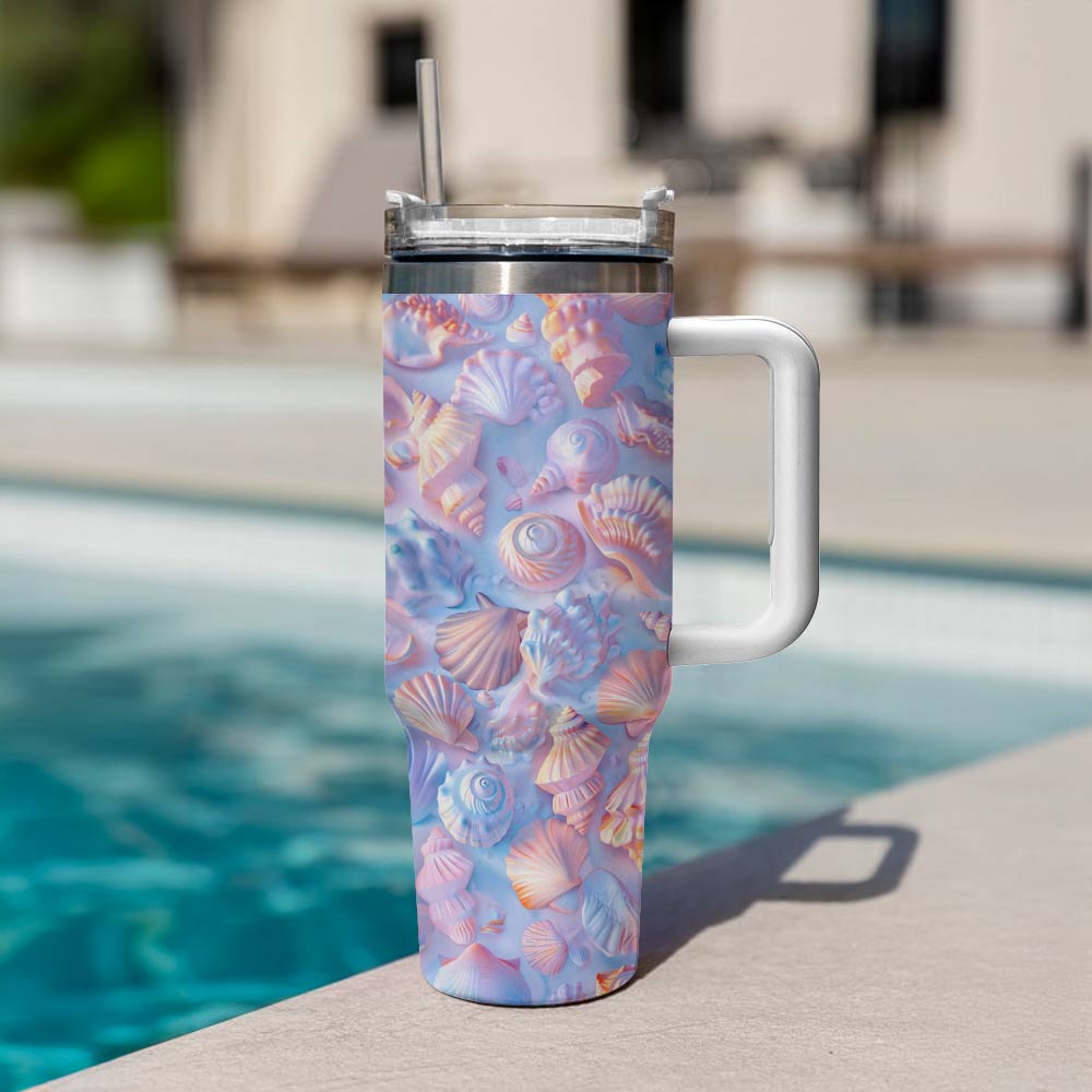 Shineful Tumbler Gorgeous Seashell