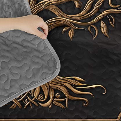 Shineful Quilt 3-Piece Set Celtic Tree