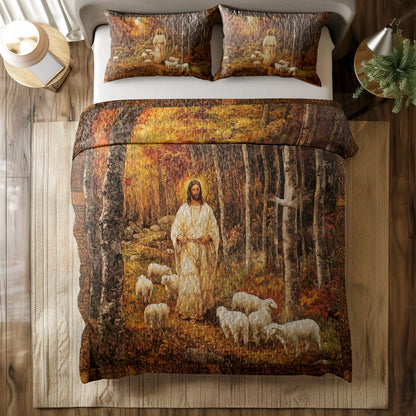 Shineful All Season Quilt 3-Piece Set - God’s Shepherd