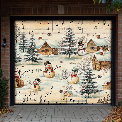 Shineful Garage Door Banner Decoration - Snow Melody