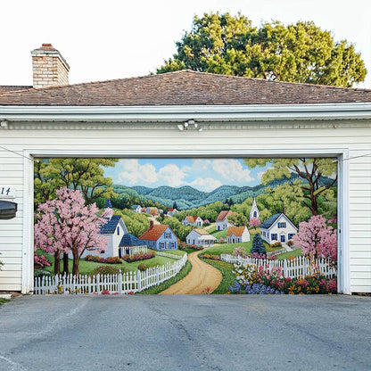 Shineful Garage Door Banner Decoration 4 Season