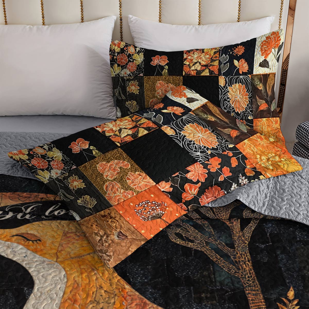 Shineful All Season Quilt 3-Piece Set Enchanting Night