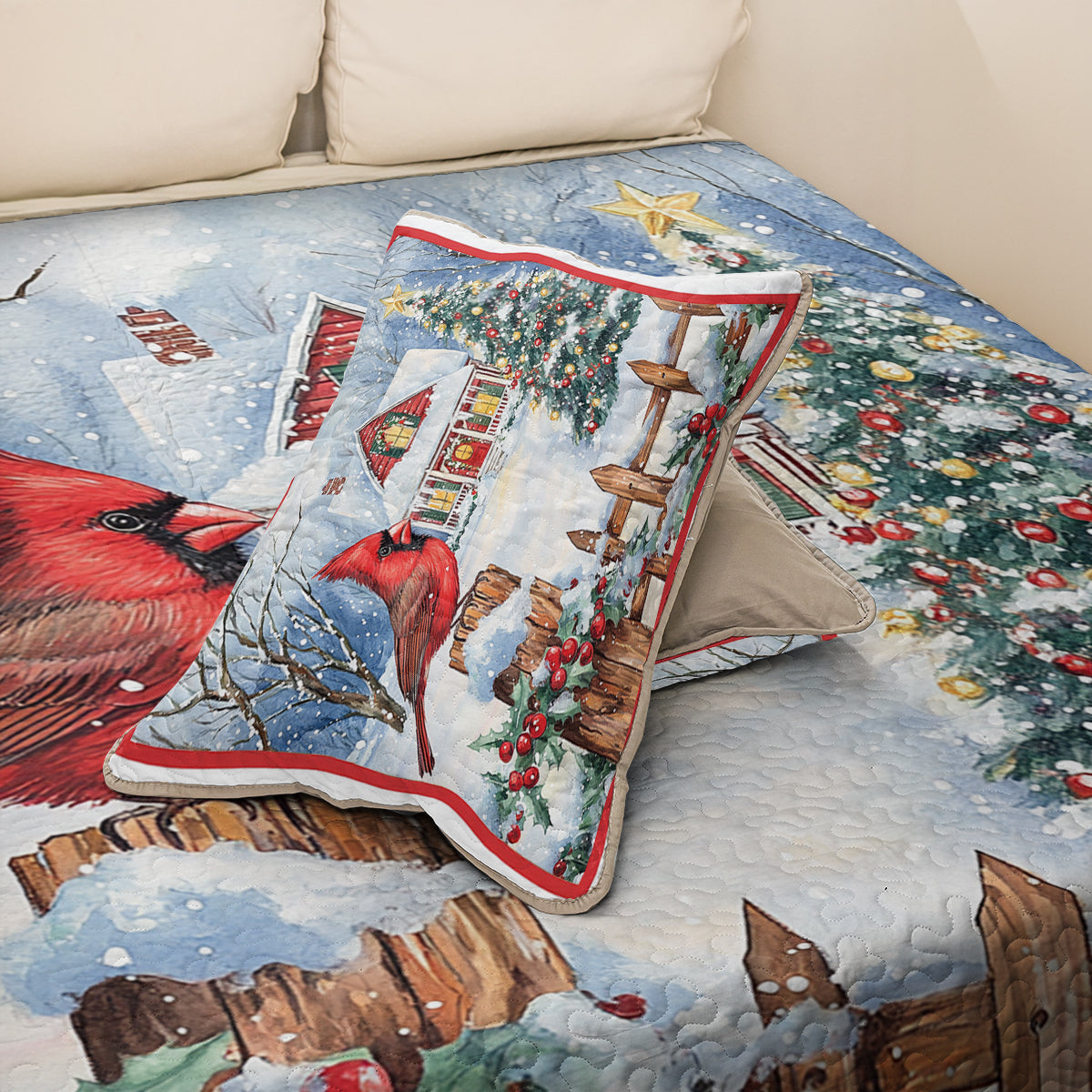 Shineful All Season Quilt 3-Piece Set Christmas Spirit