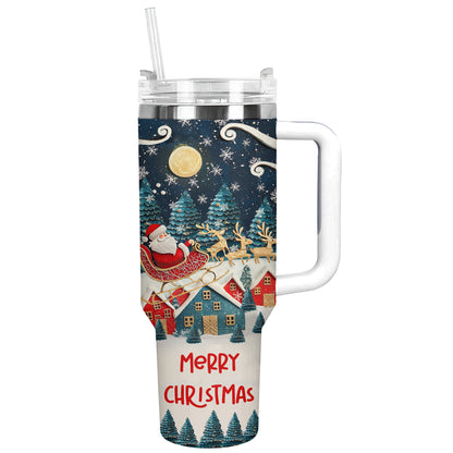 Shineful Tumbler Joyful Christmas Santa