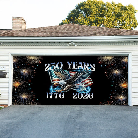 Shineful Garage Door Banner Decoration America Unleashed