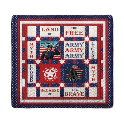 Shineful All Season Quilt 3-Piece Set - Veteran Home Of The Brave