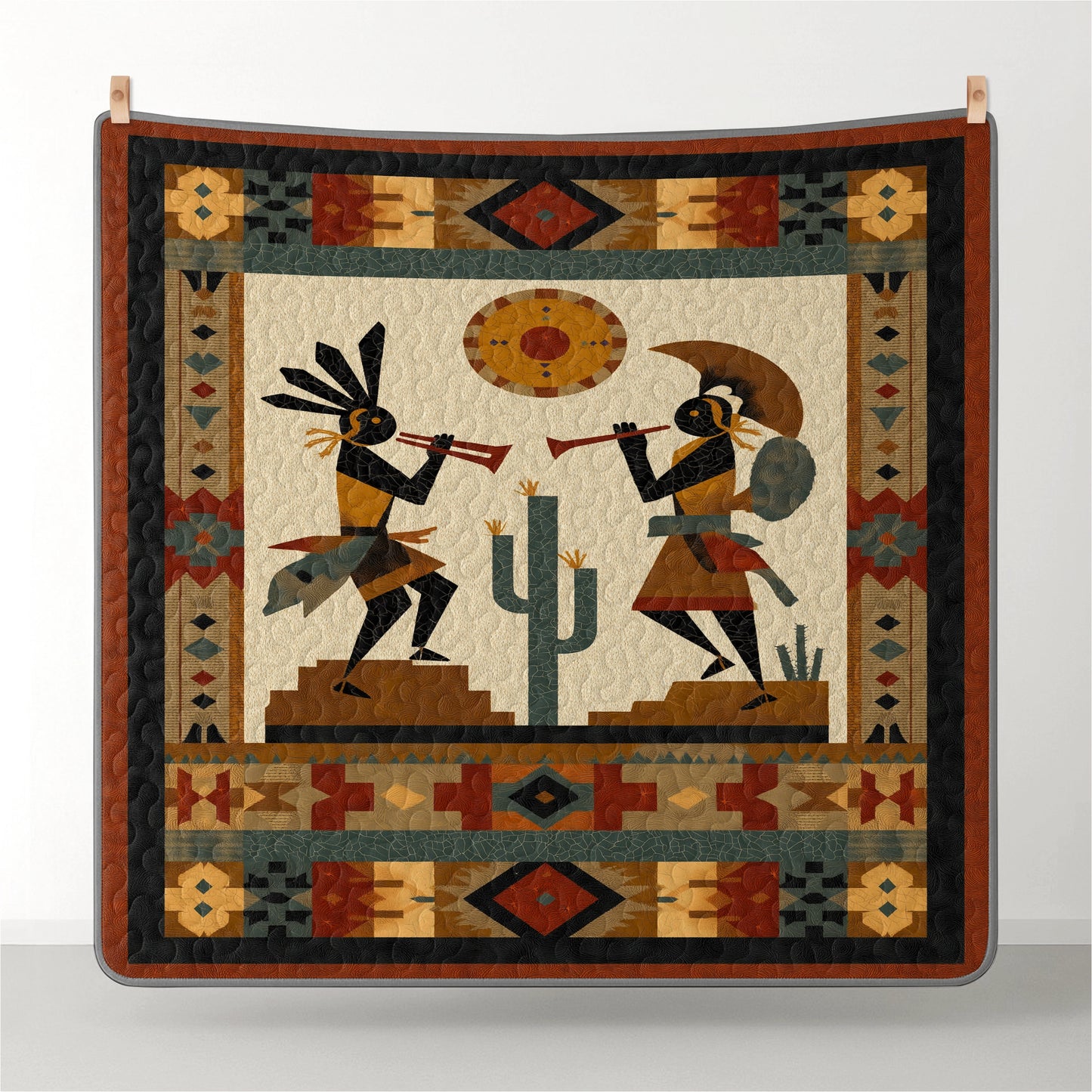 Shineful All Season Quilt 3-Piece Set Ancestral Steps