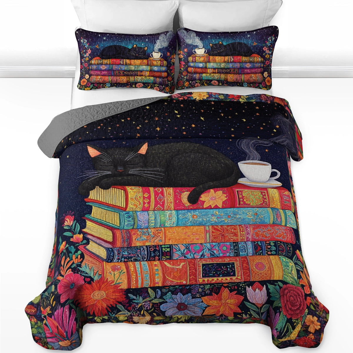 Shineful All Season Quilt 3-Piece Set - Cat's Reading Haven
