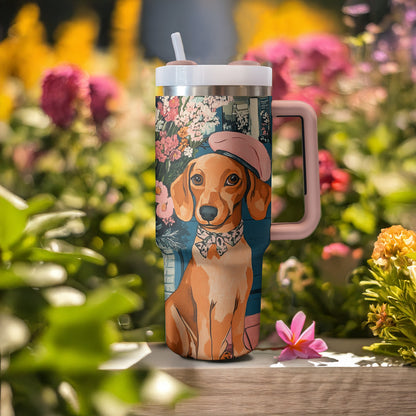 Shineful Tumbler Florist Dachshund