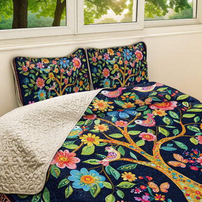 Shineful All Season Quilt 3-Piece Set Blooming Dreams