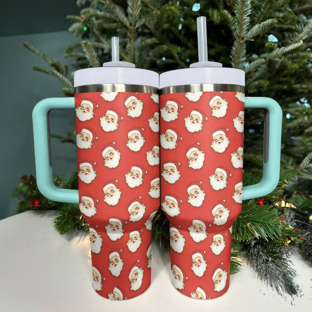 Shineful Tumbler Christmas Retro Santa