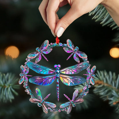 Shineful 2D Acrylic Ornament Celestial Dragonfly Harmony