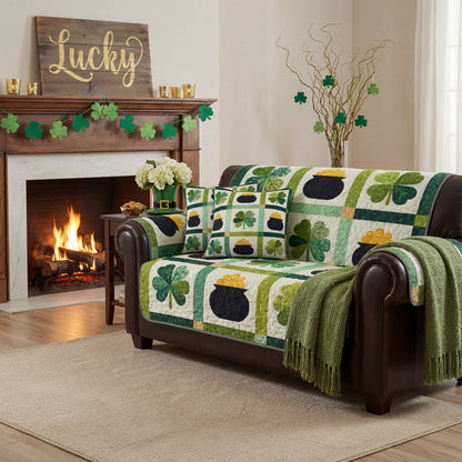 Shineful Sofa Cover Set Lucky Hearth