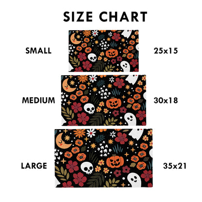 Shineful Spooky Chic Ultra-Thin Non Skid Floor Mat, Kitchen Rugs