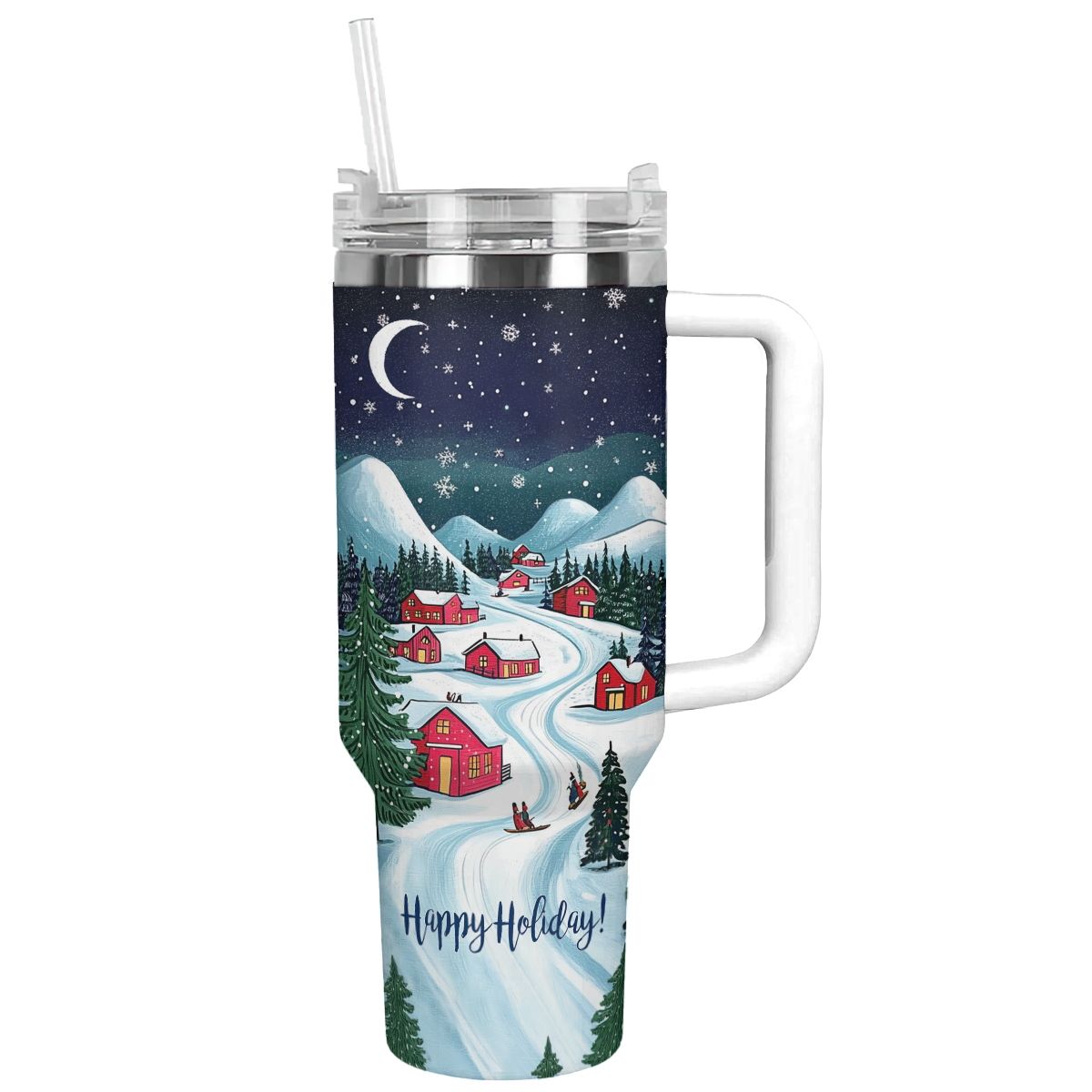 Shineful Tumbler Joyful Holiday Village