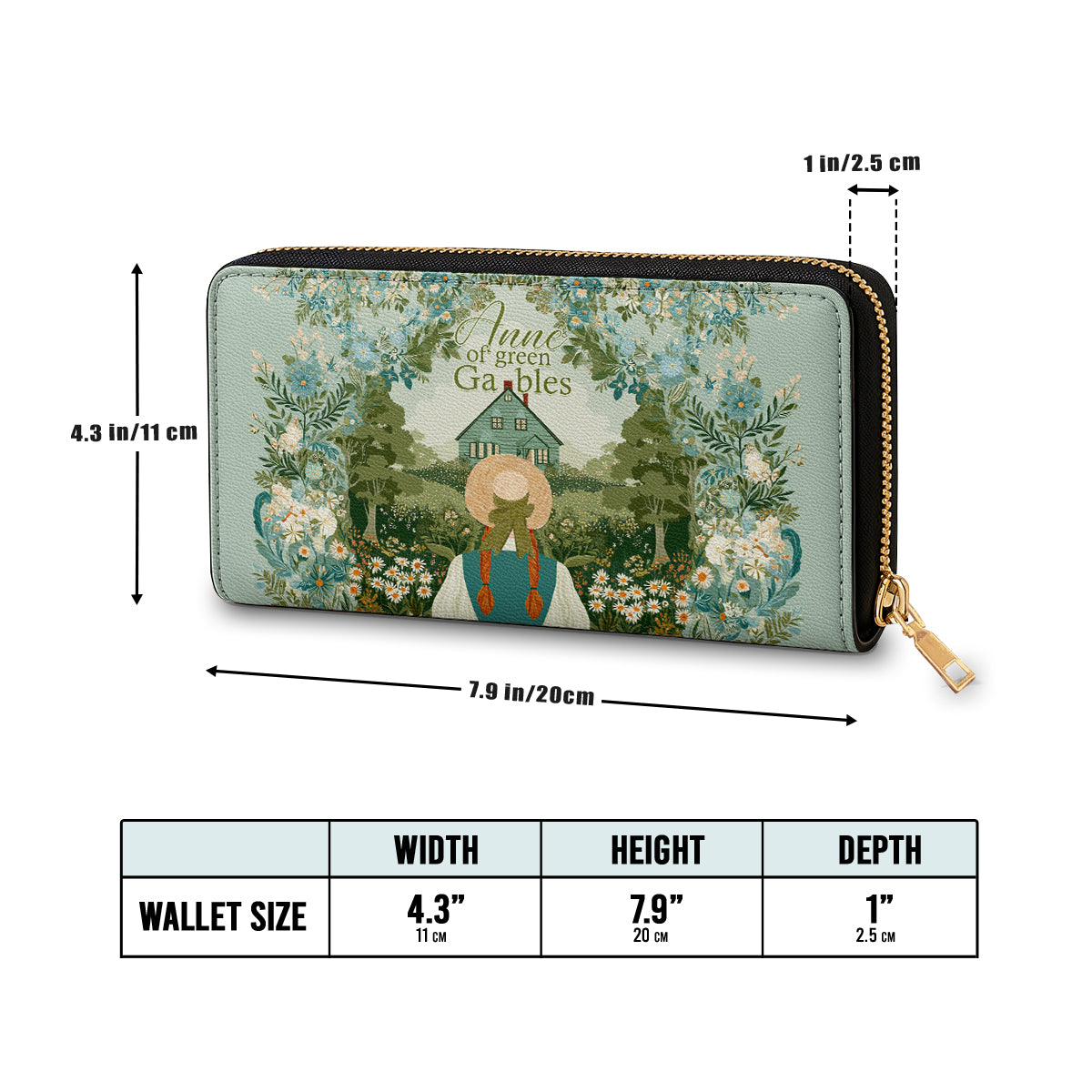 Shineful Leather Clutch Purse With Wristlet Strap Handle Anne’s Classic Cottage