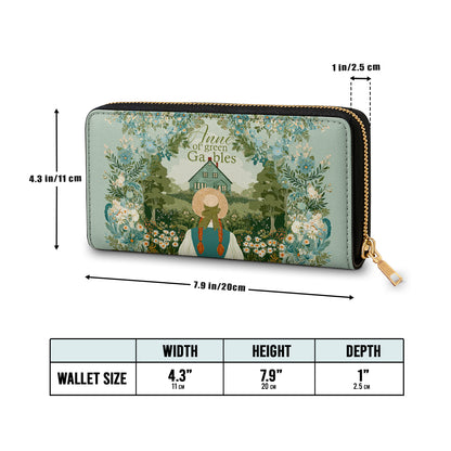 Shineful Leather Clutch Purse With Wristlet Strap Handle Anne’s Classic Cottage