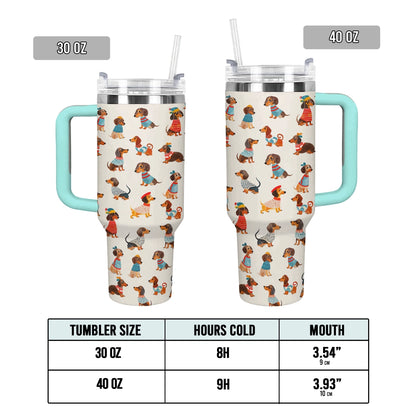 Shineful Tumbler Dachshund Cuteness Wiener