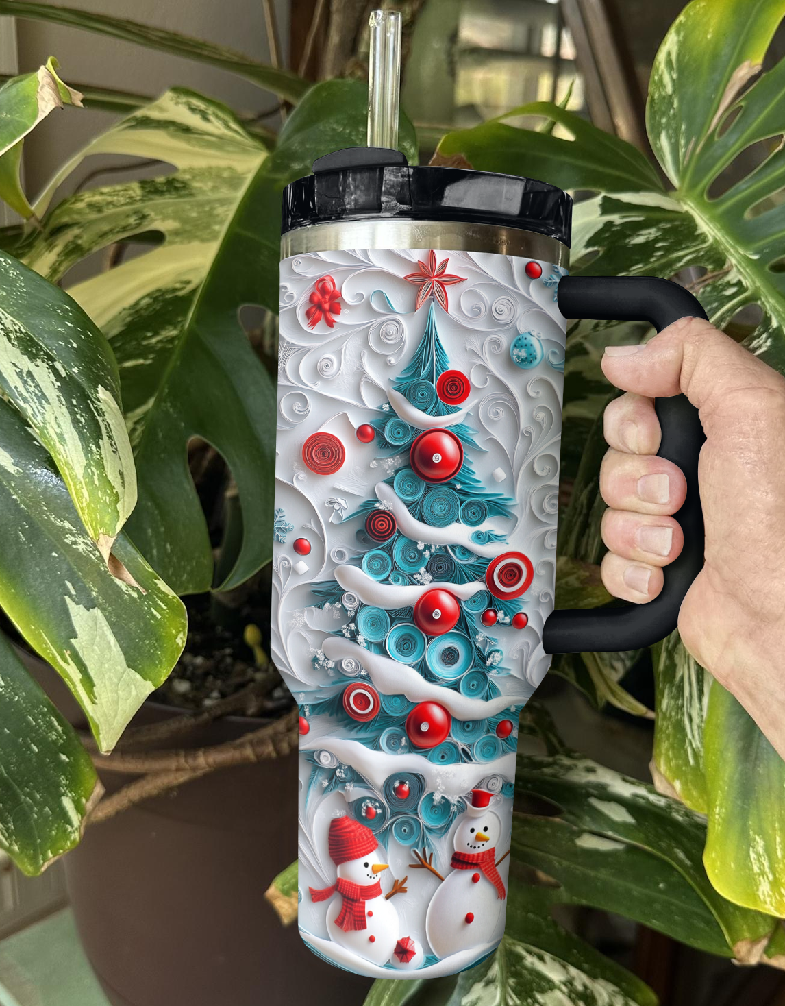 Shineful Tumbler Joyful Snowman Christmas