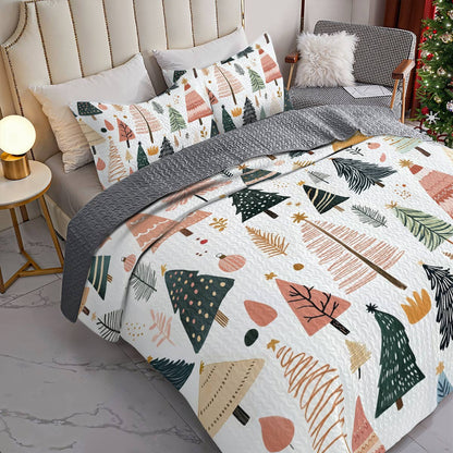 Shineful All Season Quilt 3-Piece Set Gentle Pines